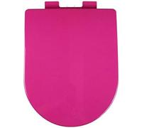 Sensational421 - Asiento de inodoro alargado de cierre suave y silencioso, diseño de doble grosor, fácil extracción, forma ovalada, elegante mejora de baño