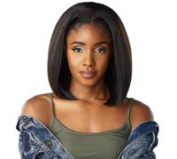 Sensationnel CKCo HalfWig - Synthetic Instant weave full wig style CURLS KINKS AND CO Half wig - TOP BABE (1B)