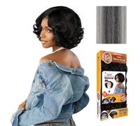 Sensationnel Curls Kinksandco Kinkyedges Wig - Kinky Roller Set de 25,4 cm y parte de encaje natural textura kinkyedges Edge Hairline for Natural 3C to 4C Hair Textures (HL34/51)