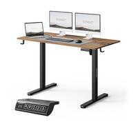 SENSE7 Escritorio Elevable Eléctrico Roble Negro 120x60 cm con Memoria | Ajuste de altura, Estilo nórdico, Para teletrabajo y oficina, Uso diario en el hogar, Para estudios y despachos