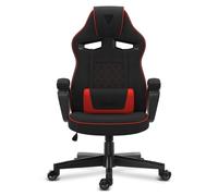 SENSE7 Knight Silla de Juego, Tablero HDF, Black-Red, Standard