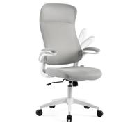 SENSE7 Revo Silla de Oficina Ergonómica - Silla Giratoria con Altura Regulable y Respaldo de Malla Transpirable, Ideal como Silla Gaming y para Teletrabajo, Gris