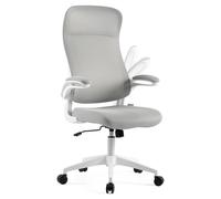 SENSE7 Revo Silla de Oficina Ergonómica - Silla Giratoria con Altura Regulable y Respaldo de Malla Transpirable, Ideal como Silla Gaming y para Teletrabajo, Gris