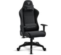 SENSE7 Silla Gaming Ergonómica con Tela Transpirable Inclinación 160° | Reposabrazos 1D, Soporte Lumbar, para Oficina y Casa, Función de Balanceo, Uso Diario en Interior, para Teletrabajo
