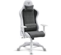 SENSE7 Silla Gaming Ergonómica de Cuero Eco Alcantara Inclinación 160° | Reposabrazos 1D, Espuma Transpirable, para Oficina y Casa, PU Duradero, Diseño Elegante, Uso Diario en Interior