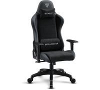 SENSE7 Silla Gaming Ergonómica de Cuero Eco Alcantara Inclinación 160° | Reposabrazos 1D, Espuma Transpirable, para Oficina y Casa, PU Duradero, Diseño Elegante, Uso Diario en Interior