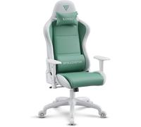 SENSE7 Silla Gaming Ergonómica de Cuero Eco Espuma Fría Inclinación 160° | Reposabrazos 1D, para Oficina y Juego, Superficie PU Limpieza Fácil, Diseño Moderno, Uso Diario Interior