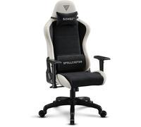 SENSE7 Silla Gaming Spellcaster FUKU - Cuero Eco & Alcantara - Confort Ergonomico, Inclinación 160°, Reposabrazos 1D, PU Duradero & Espuma Transpirable - Ideal para Oficina o Casa, Diseño Elegante