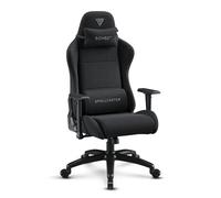 SENSE7 Silla Gaming XL Tela Transpirable con Inclinación Ajustable 160° | Uso de Oficina, Función de Balanceo, Reposabrazos 1D, Altura Recomendada Más de 180 cm, Ajuste Personalizable
