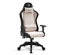 SENSE7 Spellcaster FUKU Silla Gaming de Tela Ergonómico Ajustable Soporte Lumbar Negra/Beige