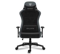SENSE7 Spellcaster FUKU XL PU Silla Gaming Ergonómico Ajustable Soporte Lumbar Negra