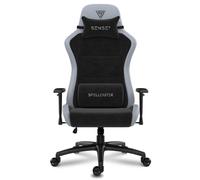 SENSE7 Spellcaster FUKU XL Silla Gaming - Cuero Eco & Alcantara - Confort Extra Ancho, Inclinación 160°, Reposabrazos Ajustables, Espuma Transpirable - Ideal para Usuarios Altos, Diseño Elegante