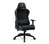 SENSE7 Spellcaster FUKU XL Silla Gaming - Cuero Eco & Alcantara - Confort Extra Ancho, Inclinación 160°, Reposabrazos Ajustables, Espuma Transpirable - Ideal para Usuarios Altos, Diseño Elegante