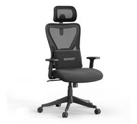 SENSE7 Tone Silla de Escritorio Ergonómico Ajustable Transpirable Negra