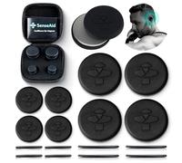 SenseAid Imanes de oreja de coliflor | Kit de 16 imanes + 8 discos de reducción de compresión. Tratamiento y protección contra cicatrices para Jiu Jitsu brasileño (BJJ), MMA, boxeo y lucha libre