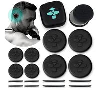 SenseAid Imanes de oreja de coliflor | Kit de 16 imanes + 8 discos de reducción de compresión. Tratamiento y protección contra cicatrices para Jiu Jitsu brasileño (BJJ), MMA, boxeo y lucha libre