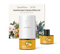 SenseFlow Difusor Aceites Esenciales Difusor de Aromas SF101 Pro - Ultrasónico Sin Agua, 100 % Vegetal, Aromaterapia120 Días, para Hogar, Hotel y Estudio Hasta 100 ㎡, Neroli