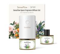 SenseFlow Difusor Aceites Esenciales Difusor de Aromas SF101 Pro - Ultrasónico Sin Agua, 100 % Vegetal, Aromaterapia120 Días, para Hogar, Hotel y Estudio Hasta 100 ㎡, Brisa Provenzal