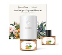 SenseFlow Difusor Aceites Esenciales Difusor de Aromas SF101 -Ultrasónico Sin Agua, 100 % Vegetal, Aromaterapia 120 Días, para Hogar, Hotel y Estudio hasta 100 ㎡ - Naranja de Capri