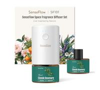 SenseFlow Difusor Aceites Esenciales Difusor de Aromas SF101 -Ultrasónico Sin Agua, 100 % Vegetal, Aromaterapia120 Días, para Hogar, Hotel y Estudio hasta 100 ㎡ - Romero Cineol