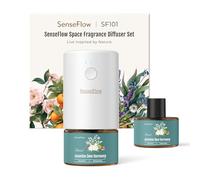 SenseFlow Difusor Aceites Esenciales Difusor de Aromas SF101 - Ultrasónico Sin Agua, 100 % Vegetal, Aromaterapia120-Días, para Hogar, Hotel y Estudio hasta 100 ㎡ - Armonía de Jazmín