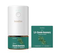 SenseFlow Difusor Aceites Esenciales Difusor de Aromas SF101 - Ultrasónico Sin Agua, 100 % Vegetal, Aromaterapia120 Días, para Hogar, Hotel y Estudio hasta 100 ㎡ -Películas de Romero