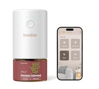 SenseFlow Difusor Aceites Esenciales Difusor de Aromas Smart Wi-Fi SF101S Pro -Ultrasónico Sin Agua, 100 % Vegetal, Aromaterapia120 Días, para Hogar, Hotel y Estudio hasta 100 ㎡, Cedro del Himalaya