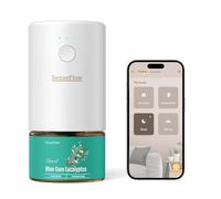 SenseFlow Difusor Aceites Esenciales Difusor de Aromas Smart Wi-Fi SF101S Pro -Ultrasónico Sin Agua, 100 % Vegetal, Aromaterapia120 Días, para Hogar, Hotel y Estudio hasta 100 ㎡, Eucalipto Azul