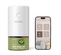 SenseFlow Difusor Aceites Esenciales Difusor de Aromas Smart Wi-Fi SF101S Pro -Ultrasónico Sin Agua, 100 % Vegetal, Aromaterapia120 Días, para Hogar, Hotel y Estudio hasta 100 ㎡, Hoja de Naranjo