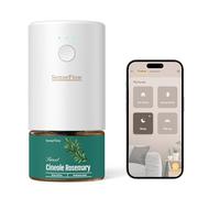 SenseFlow Difusor Aceites Esenciales Difusor de Aromas Smart Wi-Fi SF101S Pro -Ultrasónico Sin Agua, 100 % Vegetal, Aromaterapia120 Días, para Hogar, Hotel y Estudio hasta 100 ㎡, Romero Cineol