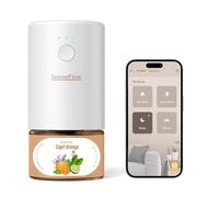 SenseFlow Difusor Aceites Esenciales Difusor de Aromas Smart Wi-Fi SF101S -Ultrasónico Sin Agua, 100 % Vegetal, Aromaterapia120 Días, para Hogar, Hotel y Estudio hasta 100 ㎡ - Naranja de Capri