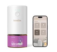 SenseFlow Difusor Aceites Esenciales Difusor de Aromas Smart Wi-Fi SF101S -Ultrasónico Sin Agua, 100 % Vegetal, Aromaterapia120 Días, para Hogar, Hotel y Estudio hasta 100 ㎡ - Lavanda Espigada
