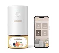 SenseFlow Difusor Aceites Esenciales Difusor de Aromas Smart WiFi SF101S Pro -Ultrasónico Sin Agua, 100 % Vegetal, Aromaterapia120 Días, para Hogar, Hotel y Estudio Hasta 100 ㎡, Flor de Cítricos Noir