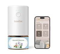 SenseFlow Difusor Aceites Esenciales Difusor de Aromas Smart WiFi SF101S Pro -Ultrasónico Sin Agua, 100% Vegetal, Aromaterapia120 Día, para Hogar, Hotel y Estudio Hasta 100㎡- Cítricos y Loto Especiado
