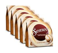 Senseo Cappuccino, Nuevo Diseño, Nueva Receta, Paquete de 5, 5 x 8 Monodosis