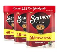 Senseo Classic Cápsulas monodosis de café, 3 unidades, sabor intenso y sabroso, 144 cápsulas