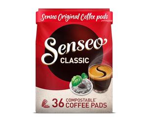 Senseo Kaffeepads Classic / Clásico, Sabor pleno e intenso, Café para Cafetera, 36 Bolsitas