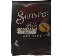 Senseo Kaffeepads Extra Strong / Extra Fuerte, Sabor pleno e intenso, Café para Cafetera, 36 Bolsitas