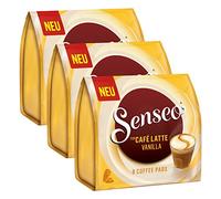 Senseo Monodosis Café Latte Vanilla, Vainilla Leche Café, Café con Leche Pad, 24 Pads