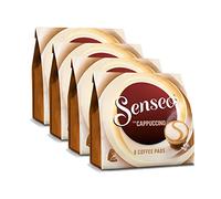 Senseo Monodosis capuchino, espuma de leche clásico, Café, Nueva Fórmula, pack de 4, 4 x 8 pads
