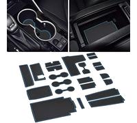 SENSHINE Accesorios para Toyota Highlander 2020, 2021, 2022, Antideslizante, Antipolvo, para Insertar Consola Central, moldura de Cambio, Paquete de 22 Alfombrillas Interiores Personalizadas de Alta