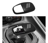 SENSHINE Cubierta de la perilla de la palanca de cambios para Dodge Charger Challenger Accessories 2015-2022 Durango 2016-2023 ABS Interior Shell Insert Decor Protector de palanca de cambios (gris