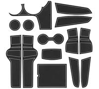 SENSHINE Revestimientos Personalizados para Kia Sportage NQ5, Accesorios híbridos 2023, Soporte para Tazas, Forro de Consola Central, guantera, Alfombrillas Antideslizantes, Juego de 14 Piezas (Borde