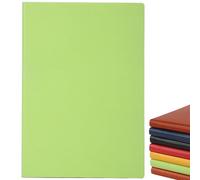 Senshuomy A5 Notebook,Hardback Note Book,2025 Diary,PU Leather Journal Notepad with 80 Gsm Lined Paper,Which Is Suitable for Office,School,Business Writing & Note Taking,200 Pages-Green