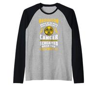 Sensibilización sobre el cáncer Radiación Más gratificante Camiseta Manga Raglan
