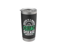 Sensibilización sobre la enfermedad celíaca Vaso térmico de acero inoxidable de doble pared