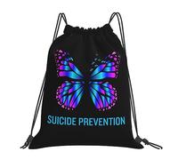 Sensibilización Sobre La Prevención Del Suicidio Unisex Mochila De Cuerdas Ajustable Mochila Con Cordón Plegable Bolsa De Deporte Para Viaje Baloncesto Voleibol