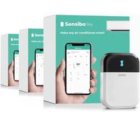 Sensibo Sky - Sistema de aire acondicionado inteligente para el hogar, instalación rápida y fácil, mantiene la comodidad con la aplicación de eficiencia energética, encendido/apagado automático. Wifi,