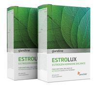 Sensilab Estrolux - Estrogenos Femeninos - Yodo, Chlorella, Vitamina B6, Romero, Melisa - Peso, Sueño, Irritabilidad, Fatiga - 120 Cápsulas para 60 Días - Equilibra los Niveles de Estrógenos
