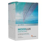 Sensilab MoodLux para el Buen Humor con Triptofano, Gaba, Rodiola, Ginkgo Biloba, Azafran, L-Tirosina, Magnesio, Selenio y Vitaminas - Chill Mood, Antiestres, Serotonina - 60 Cápsulas Veganas